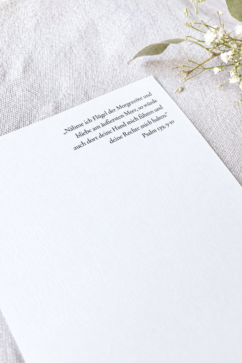 Postkarte "Du bist gehalten"