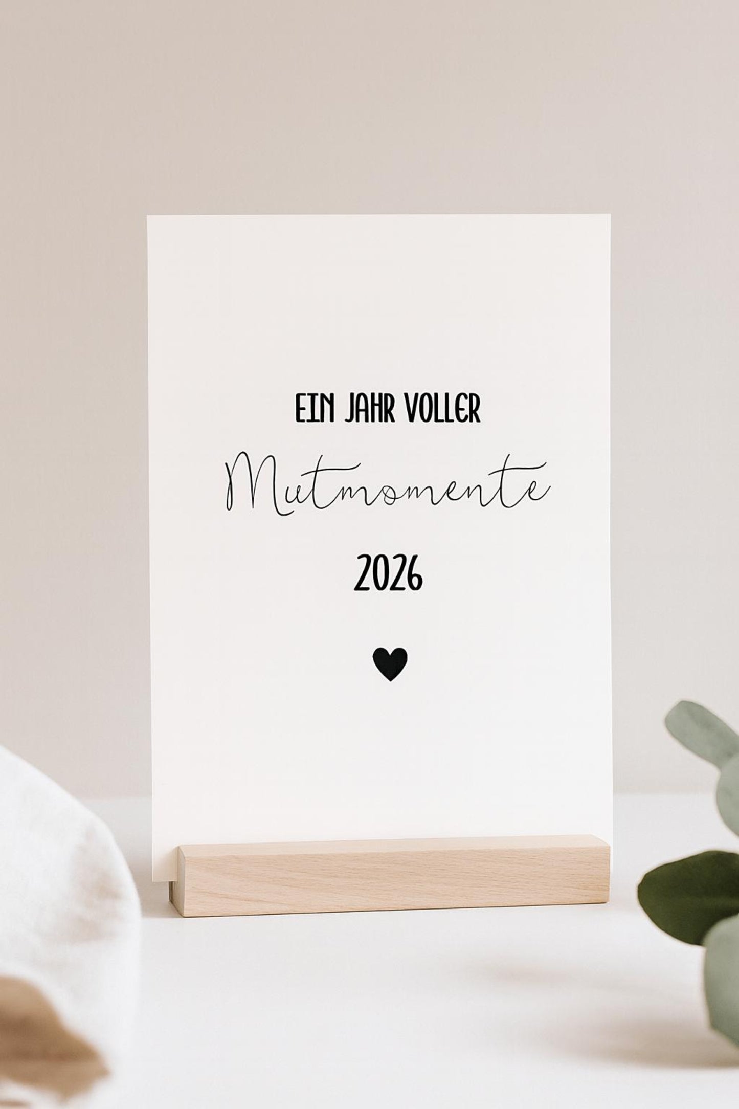 Postkartenkalender 2026 – Jeden Monat ein neuer Mutmoment