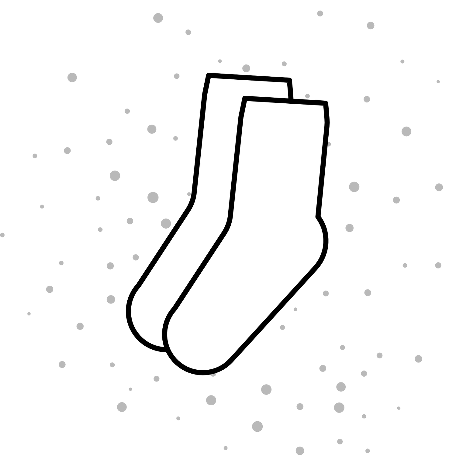 Socken mit Botschaft