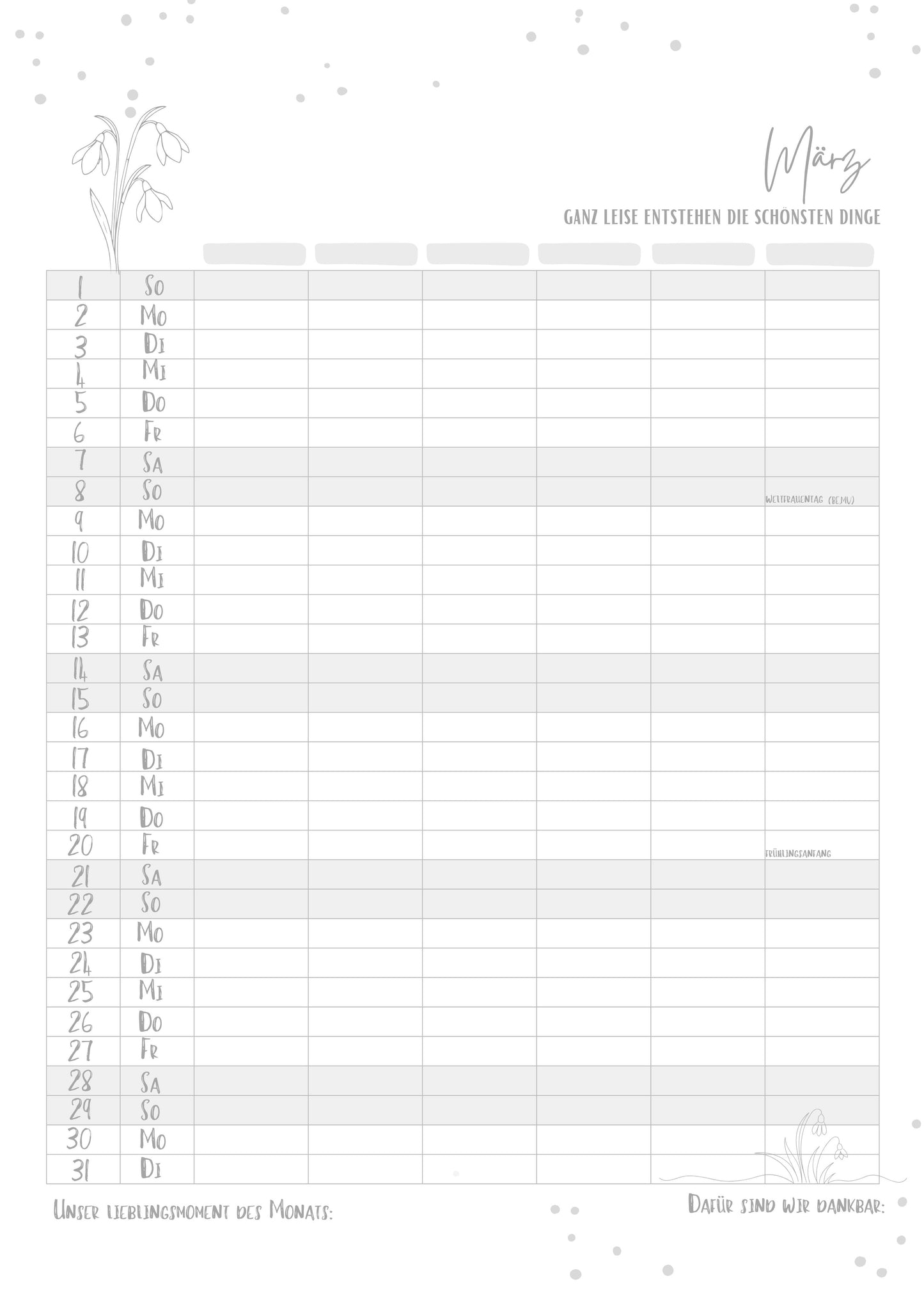 Familienkalender 2026