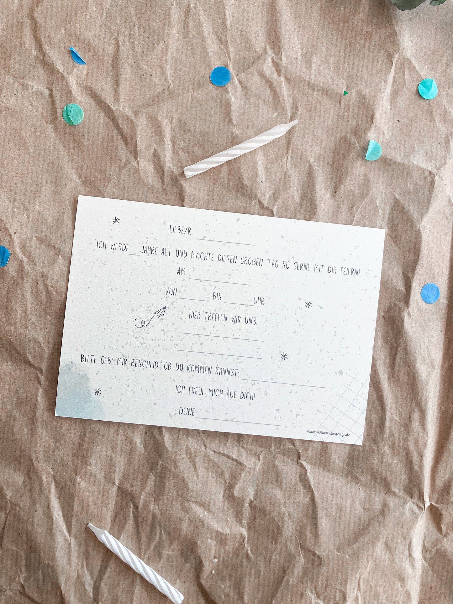 Einladungskarten Kindergeburtstag