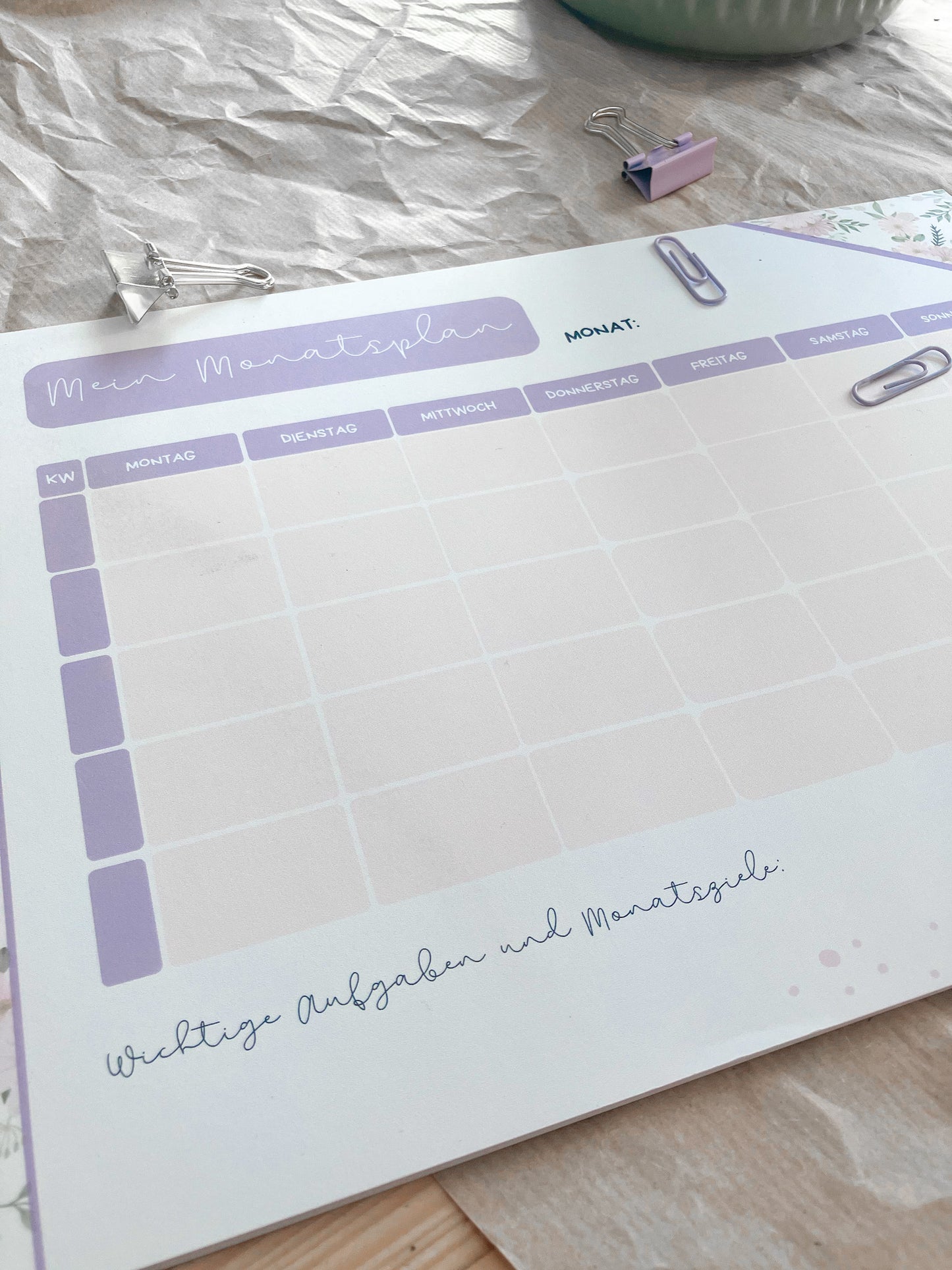 Monatsplaner