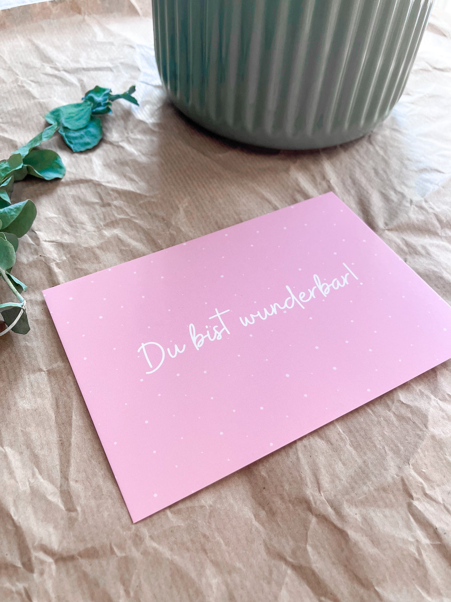 Du bist wunderbar - Postkarte