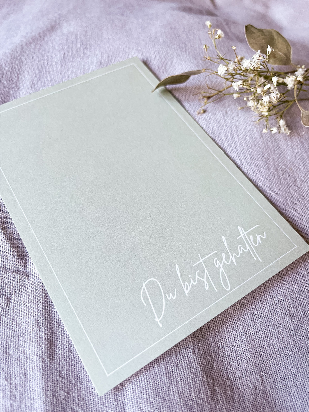 Postkarte "Du bist gehalten"