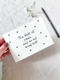 Postkarte "Schöne Welt"