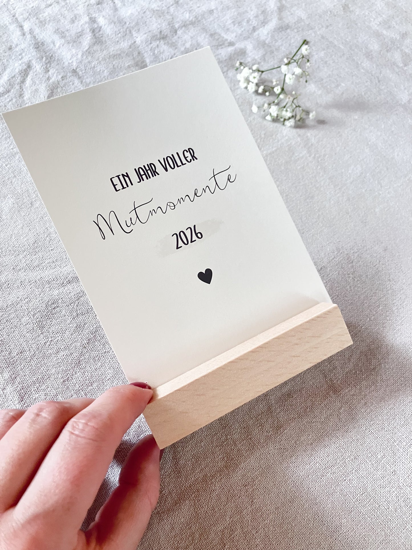 Postkartenkalender 2026 – Jeden Monat ein neuer Mutmoment