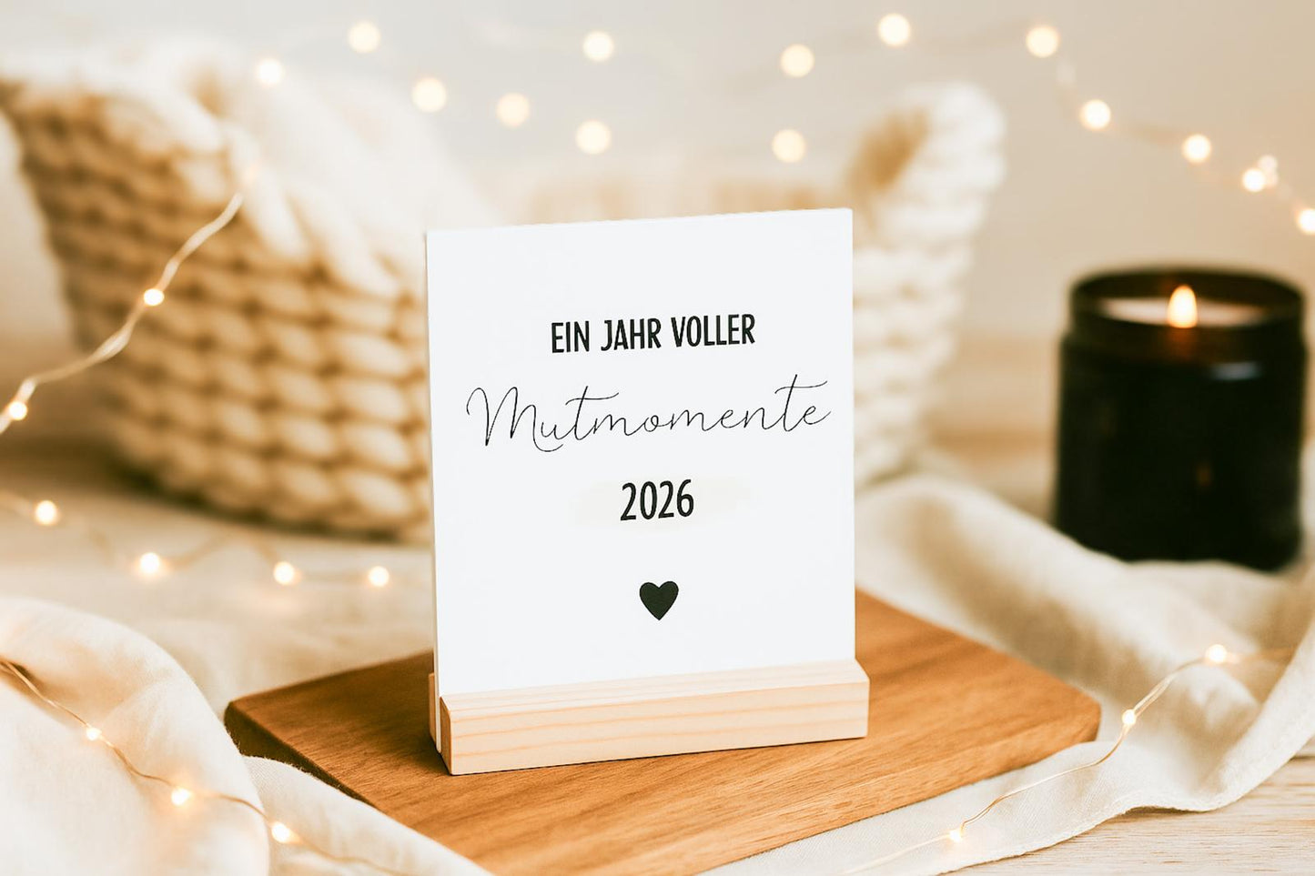 Postkartenkalender 2026 – Jeden Monat ein neuer Mutmoment